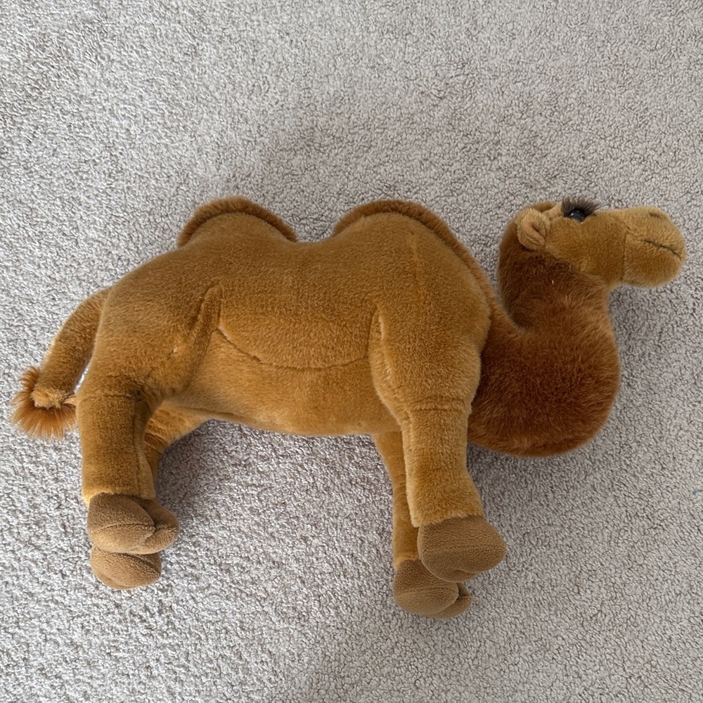 Adorable Brown Stuffed Camel Toy